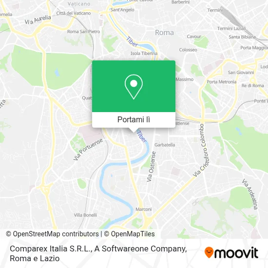 Mappa Comparex Italia S.R.L., A Softwareone Company