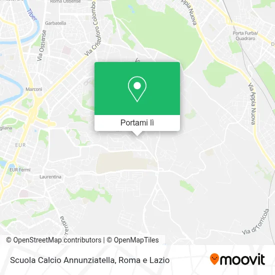 Mappa Scuola Calcio Annunziatella