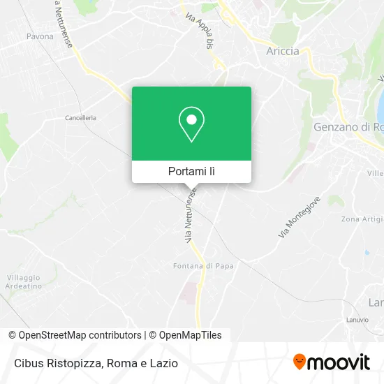 Mappa Cibus Ristopizza