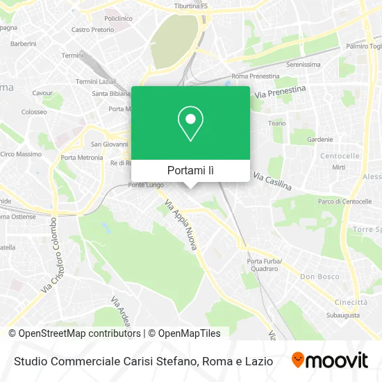 Mappa Studio Commerciale Carisi Stefano