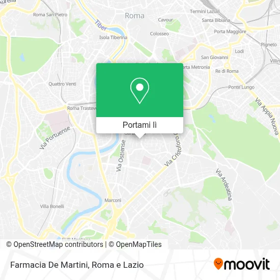 Mappa Farmacia De Martini
