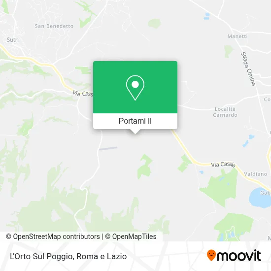 Mappa L'Orto Sul Poggio