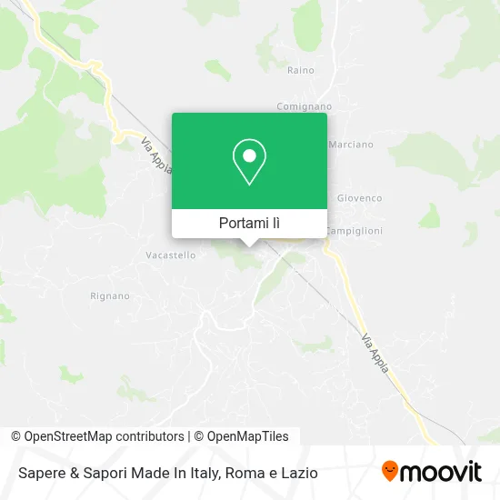 Mappa Sapere & Sapori Made In Italy
