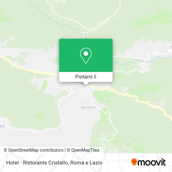 Mappa Hotel - Ristorante Cristallo