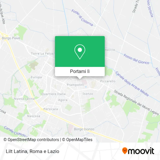 Mappa Lilt Latina