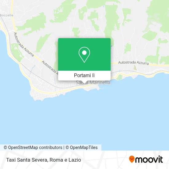 Mappa Taxi Santa Severa