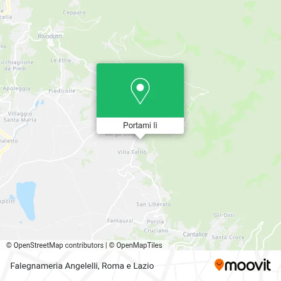Mappa Falegnameria Angelelli