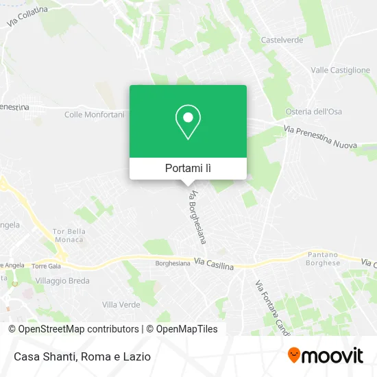 Mappa Casa Shanti