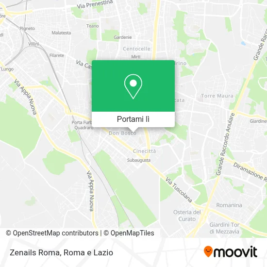 Mappa Zenails Roma