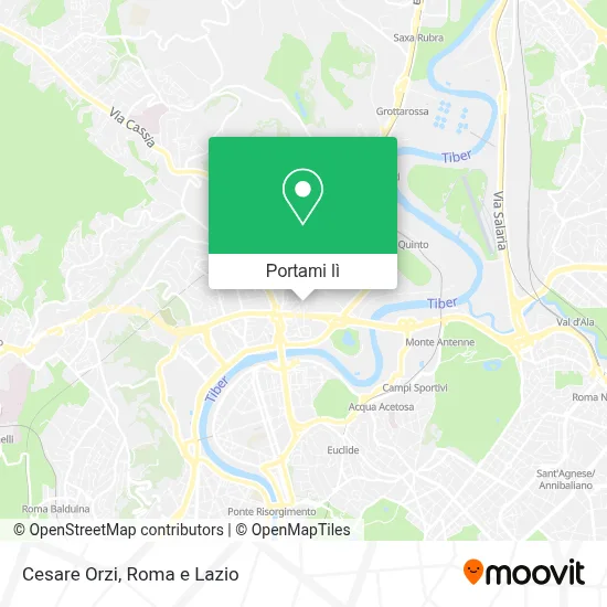 Mappa Cesare Orzi