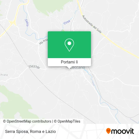 Mappa Serra Sposa