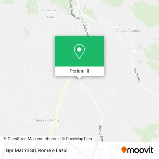 Mappa Gpr Marmi Srl