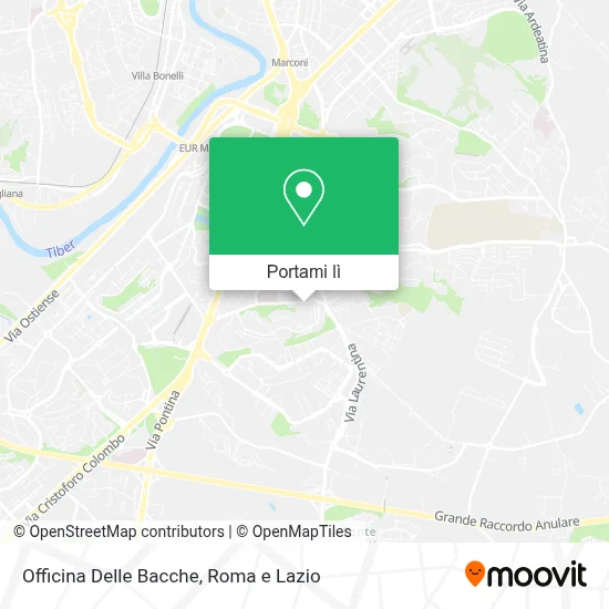 Mappa Officina Delle Bacche