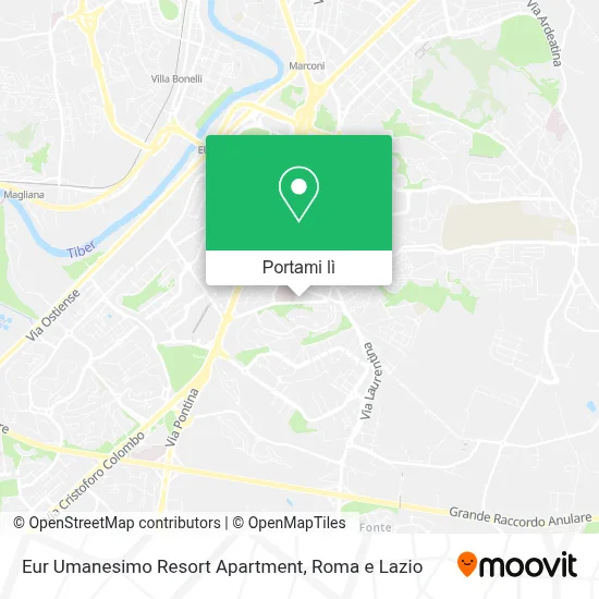 Mappa Eur Umanesimo Resort Apartment
