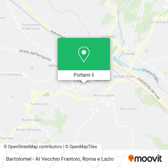 Mappa Bartolomei - Al Vecchio Frantoio