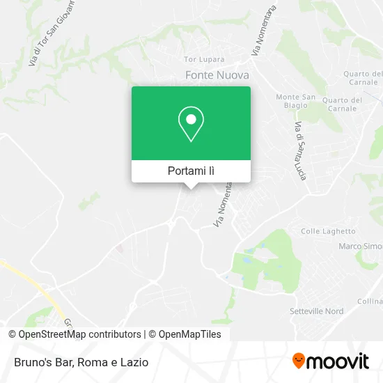 Mappa Bruno's Bar
