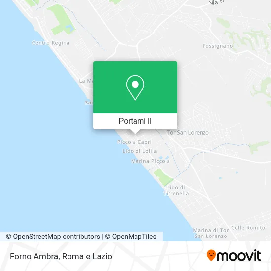 Mappa Forno Ambra