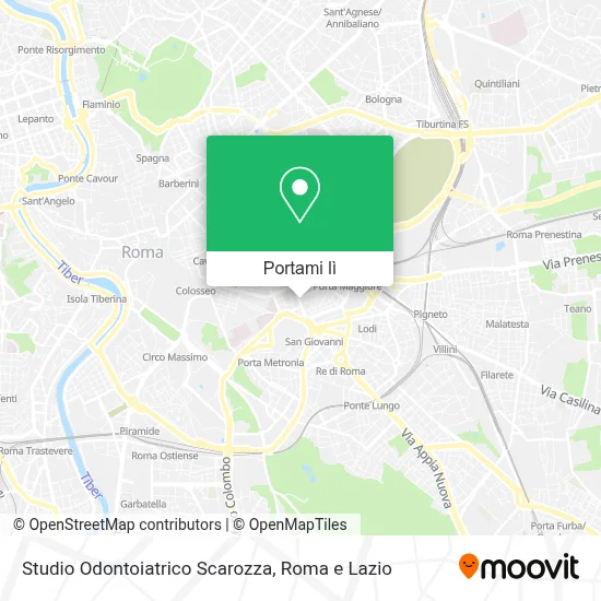 Mappa Studio Odontoiatrico Scarozza