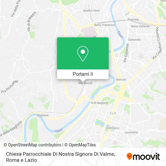 Mappa Chiesa Parrocchiale Di Nostra Signora Di Valme