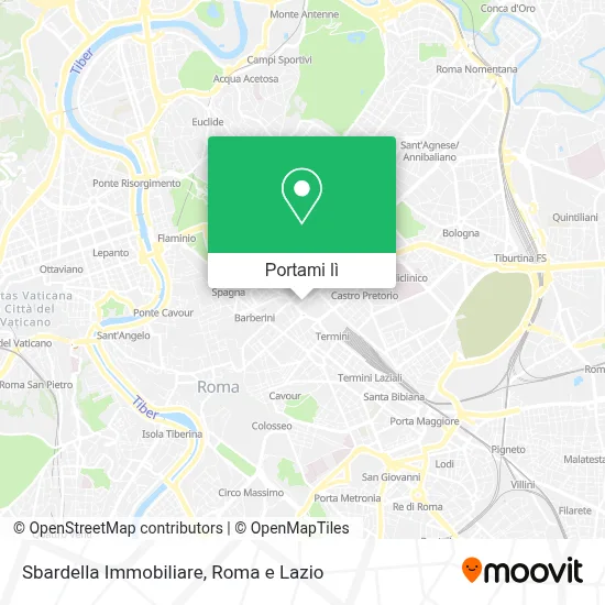 Mappa Sbardella Immobiliare