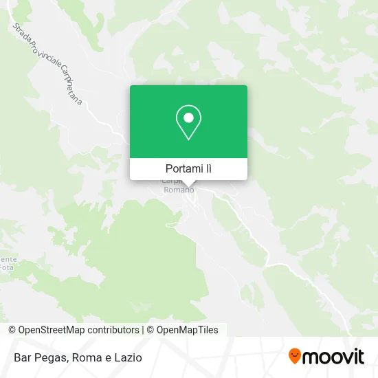 Mappa Bar Pegas