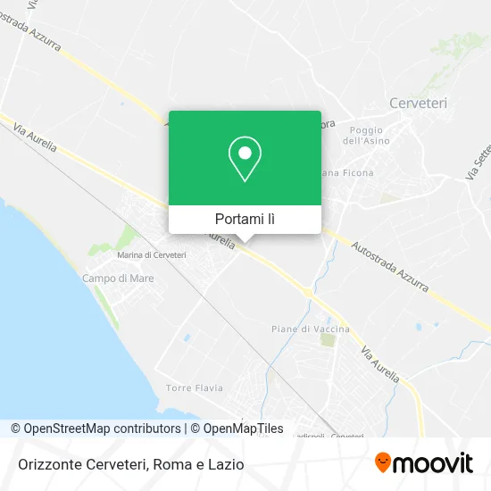 Mappa Orizzonte Cerveteri