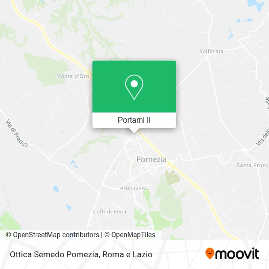 Mappa Ottica Semedo Pomezia