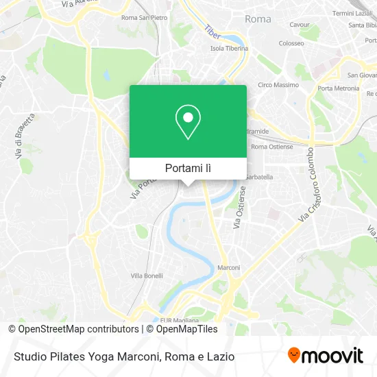Mappa Studio Pilates Yoga Marconi