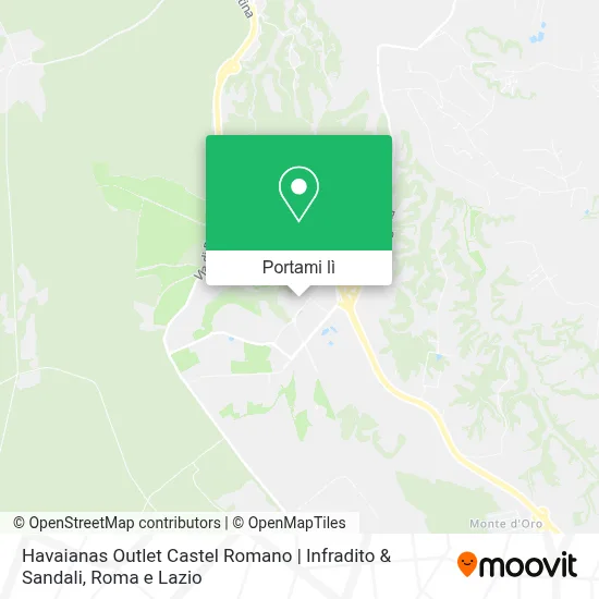 Mappa Havaianas Outlet Castel Romano | Infradito & Sandali