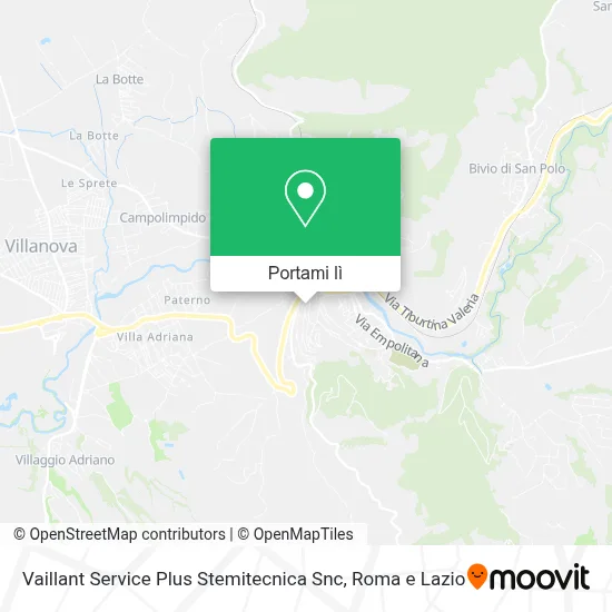 Mappa Vaillant Service Plus Stemitecnica Snc