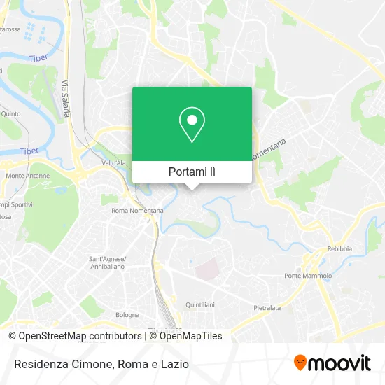 Mappa Residenza Cimone