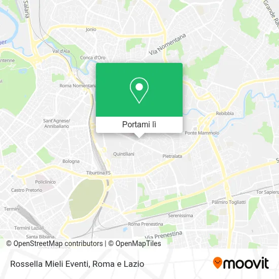 Mappa Rossella Mieli Eventi