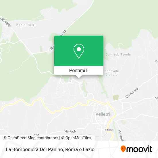 Mappa La Bomboniera Del Panino