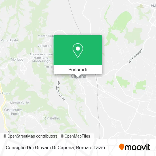 Mappa Consiglio Dei Giovani Di Capena