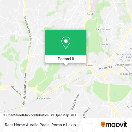 Mappa Rest Home Aurelia Pacis