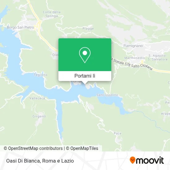 Mappa Oasi Di Bianca