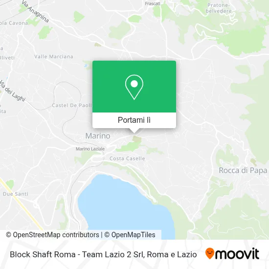 Mappa Block Shaft Roma - Team Lazio 2 Srl