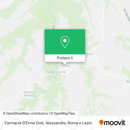 Mappa Farmacia D'Erme Dott. Alessandro