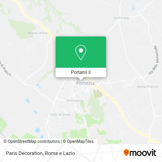Mappa Paris Decoration
