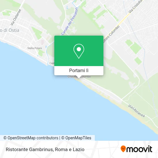 Mappa Ristorante Gambrinus