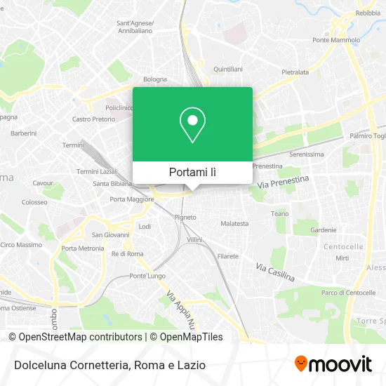 Mappa Dolceluna Cornetteria