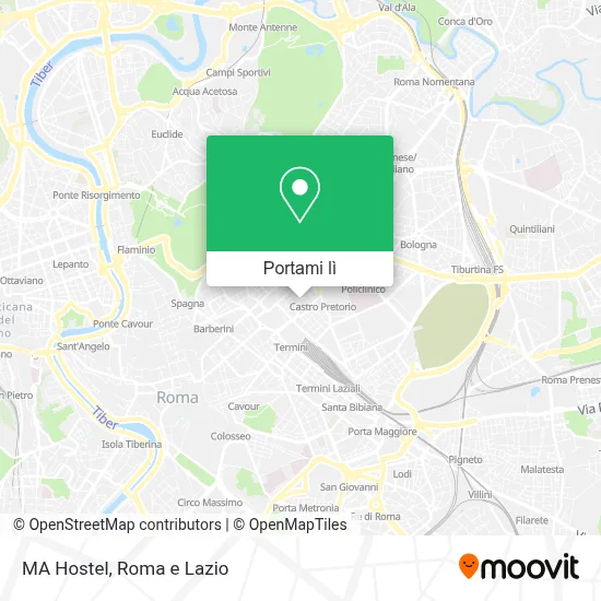 Mappa MA Hostel