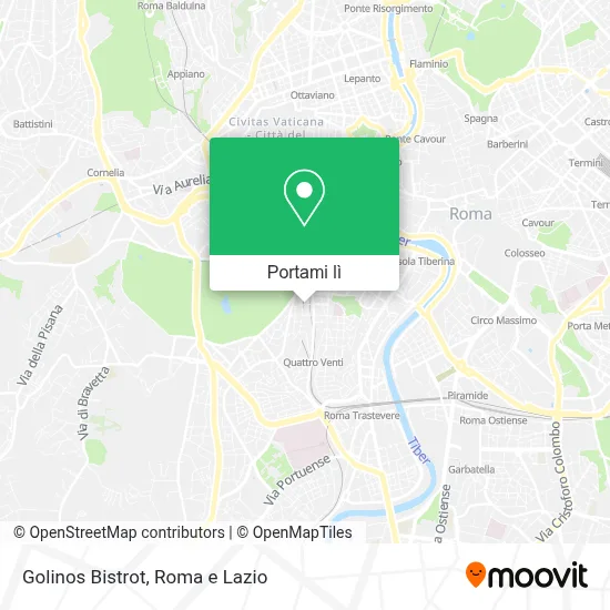 Mappa Golinos Bistrot