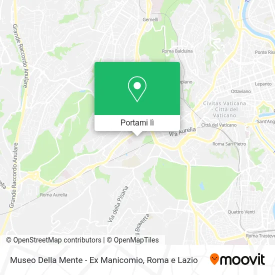 Mappa Museo Della Mente - Ex Manicomio