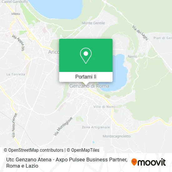 Mappa Utc Genzano Atena - Axpo Pulsee Business Partner