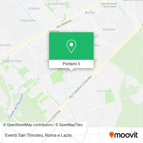 Mappa Eventi San Timoteo