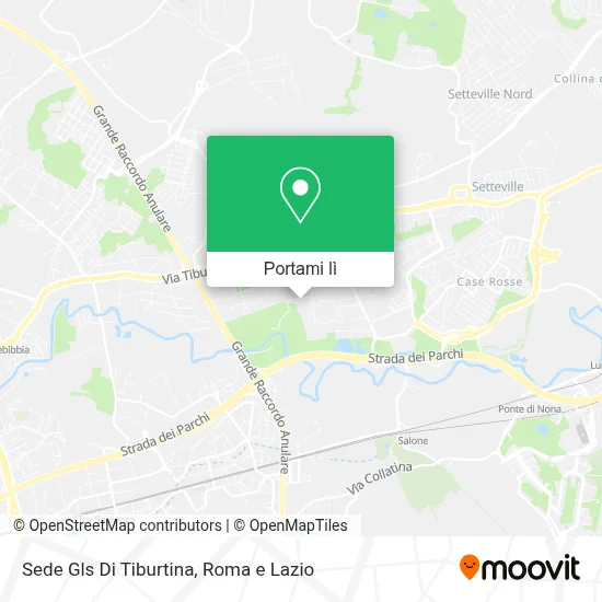 Mappa Sede Gls Di Tiburtina