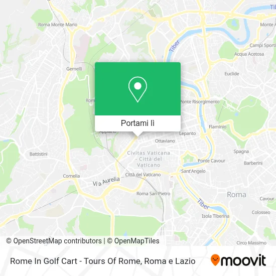 Mappa Rome In Golf Cart - Tours Of Rome
