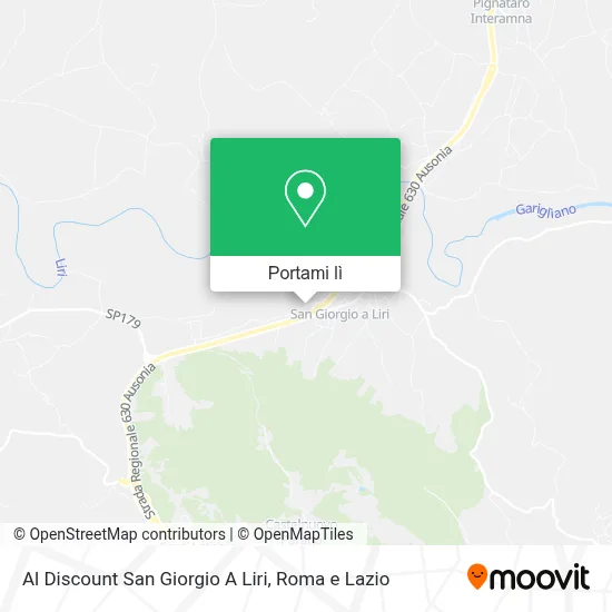 Mappa Al Discount San Giorgio A Liri
