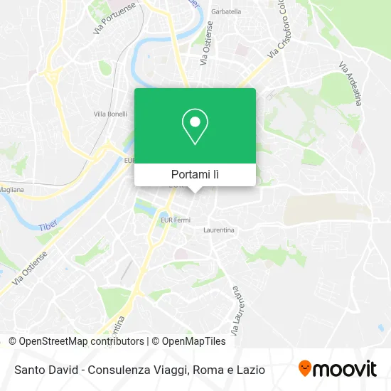 Mappa Santo David - Consulenza Viaggi